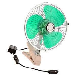 Wentylator Samochodowy Obrotowy Klips 12-24v