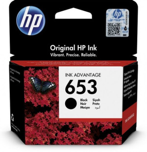 Tusz HP No 653 (3YM75AE) - Czarny do DeskJet Plus