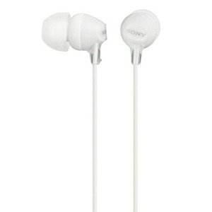 Słuchawki dokanałowe Sony MDR-EX15AP Białe
