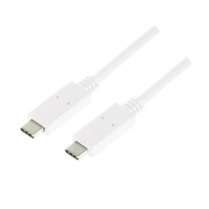 Przewód kabel USB-C 1,0m biały LogiLink