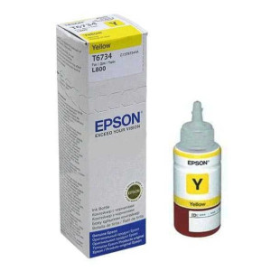 Tusz Epson T6734 T673x - Żółty do EcoTank