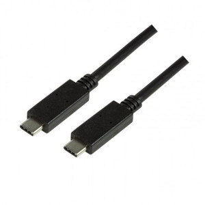 Przewód kabel LogiLink USB-C 1,0m czarny