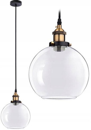 Lampa Wisząca Szklana Loft Industrial Verto