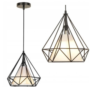 Lampa Wisząca Sufitowa Bello E27 Metal Druciana