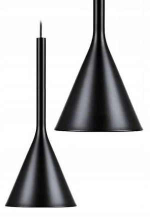 Lampa Wisząca Metal Loft Industrial Largo Czarny