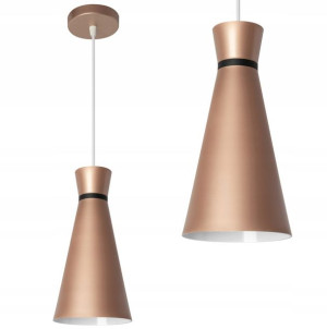 Lampa Wisząca Kolory Tuba Złota E27