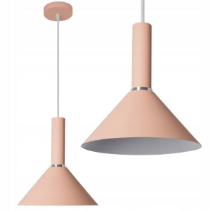 Lampa Sufitowa Wisząca Żyrandol Różowy Osti