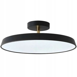 Lampa Sufitowa Nowoczesna Czarna Złota Black 50 cm