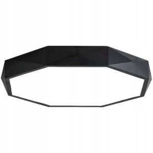 Lampa Sufitowa Plafon Diamond Glamour Czarny 40 cm