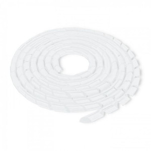 Qoltec organizer do kabli 6mm 100m biay