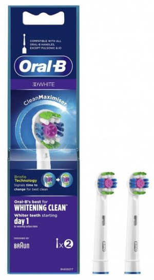 Końcówki do szczoteczek Oral-B EB 3DW 18-2 N 2szt.