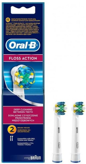 Końcówki do szczoteczek Oral-B Floss Action EB25-2