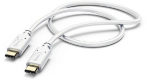 Kabel przewód USB-C - USB-C 1.0m biały Hama