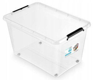 Pojemnik do przechowywania 60L SImpleBox z kółkami