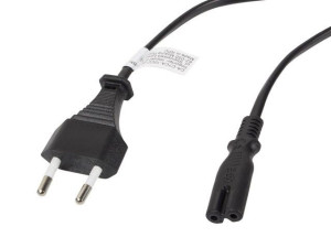 Kabel zasilający Euro - C7 3.0m Lanberg