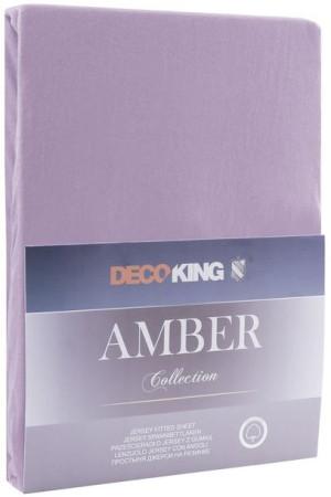 Decoking Prześcieradło Bawełniane Amber Lavenderpurple 220-240x220+30