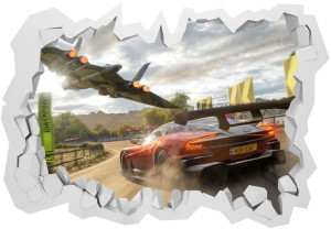 FORZA 4 naklejka 3D 100x70cm