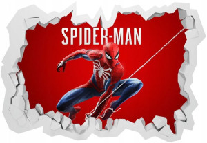 Marvel's Spider-Man naklejka 3D 100x70
