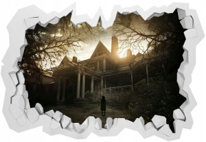 Resident Evil naklejka 3D, 100x70