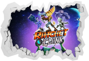 Ratchet i Clank, plakat, 3D, 70x50cm