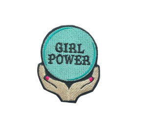 Naszywka Haftowana Girl Power Kryształowa kula