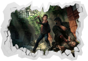 The Last of Us naklejka 3D, 100x70