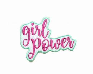 Naszywka haftowana Napis Girl Power