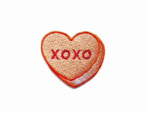 Haftowana Naszywka XOXO Candy Heart