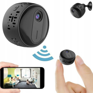 Miniaturowa Mała Kamerka Kamera Szpiegowska Wifi Z Baterią 1080p Dzień /noc