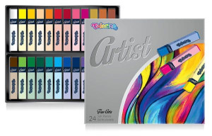 Pastele suche Artist 24 kolory - Colorino Kids