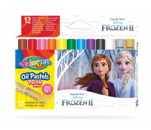 Pastele olejne 12 kolorów Kraina Lodu Colorino