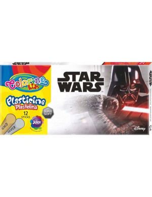 Plastelina 12 kolorów Colorino Kids Star Wars