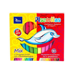 Plastelina 24 kolory 15g