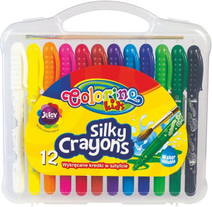 Kredki żelowe wykręcane 12 kolorów - Colorino Kids