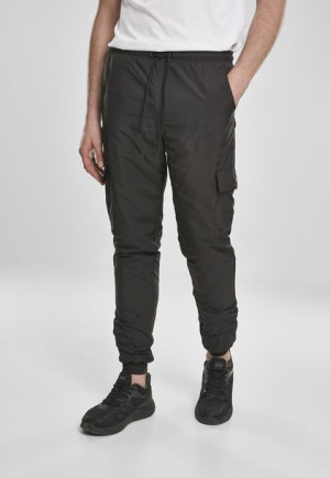 Spodnie Joggery Cargo Nylon Track Black