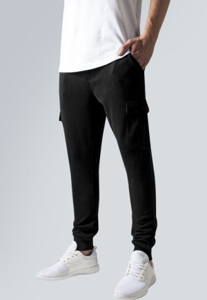 Spodnie Dresowe Fitted Cargo Black