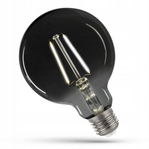 Żarówka Led Neutralna E27 Ozdobna Lustrazna Czarna
