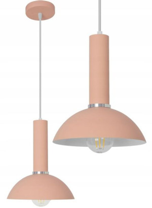 Lampa Wisząca Sufitowa Pink 20 Cm E27 Różowa