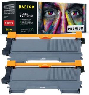 2x Toner do Brother DCP-L2520DW DCP-L2540DN TN2320