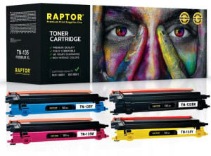 4x Toner Do Brother Mfc-9840cdw Hl-4040 Tn135