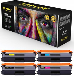 4x Toner Do Brother Mfc-9460cdn Mfc-9465cdn Tn325