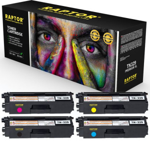 4x Toner Do Brother Tn329 Mfc-l8850cdw Dcpl8450cdw