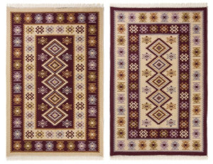 Dywan KILIM romby śliwka 120x180cm