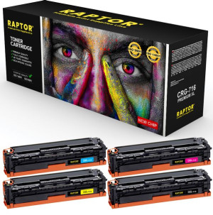 4x Toner Do Canon I-sensys Mf8040cn Mf8050 Crg716
