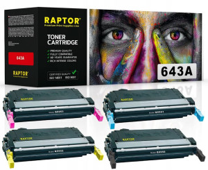 4x Toner Do Hp 4700dtn Q5950 Q5951 Q5952 Q5953