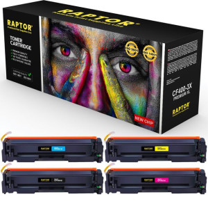 4x Toner Do Hp Cf400x M252dw M274dn M277dw Cmyk Xl