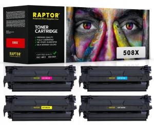4x TONER DO HP 508X M553dnm M553xm MFP M577dnm