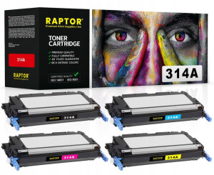 4x TONER DO HP Color LaserJet 2700N 314A Q7560A