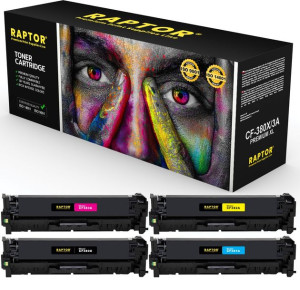 4x TONER DO HP Color LaserJet M476dw CF381A 312A