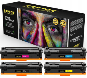 4x Toner do HP Color LJ Pro M255dw M283fdn W2210A